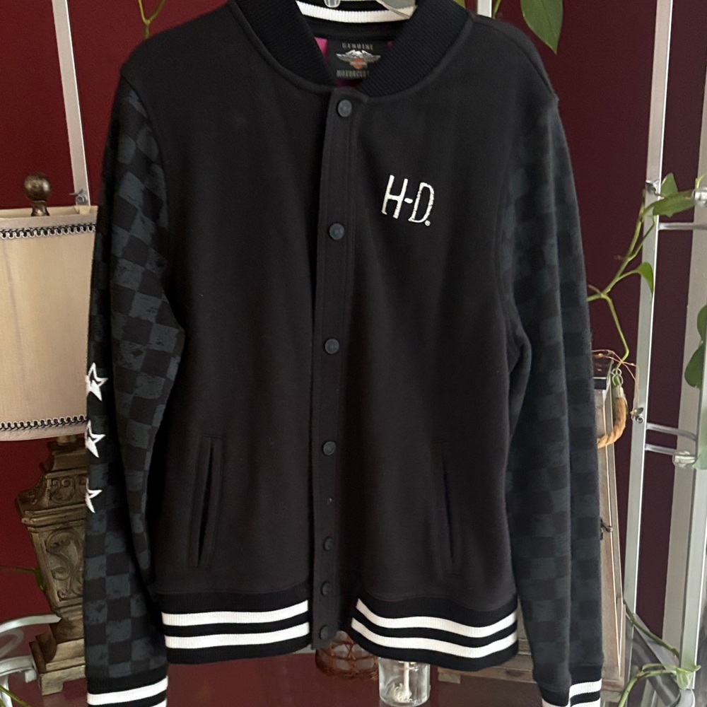 Harley-Davidson Black Varsity Jacket